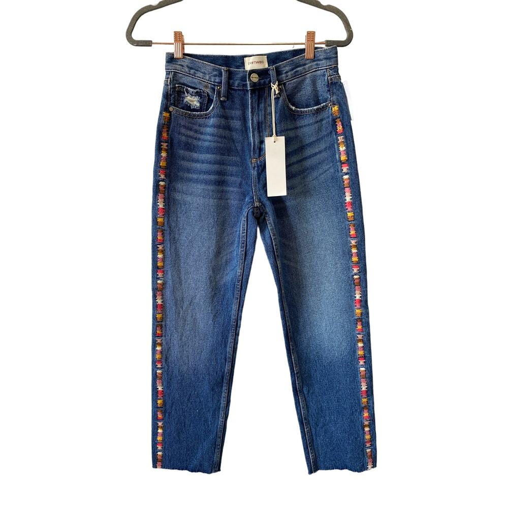 Driftwood Royce High Waisted Jeans Women's Size 24 NWT boho western